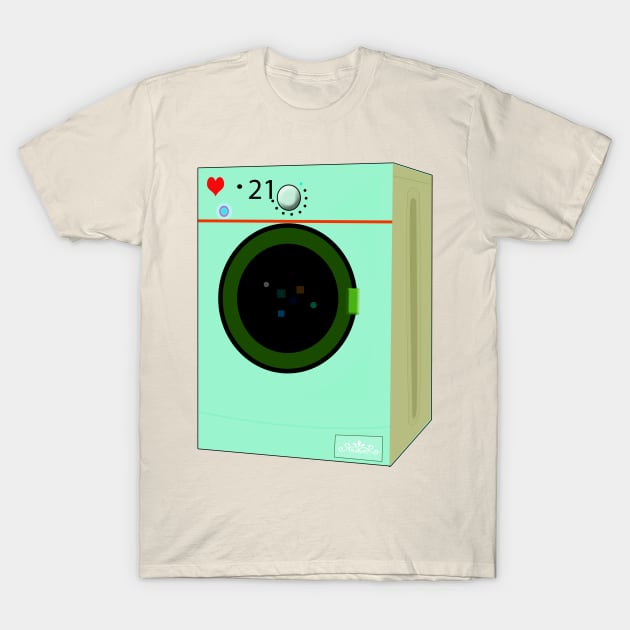 Washing Machine T-Shirt by momomoma